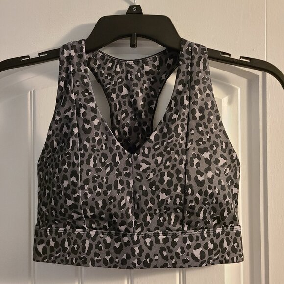 Fabletics Leopard On the Go Midi Sports Bra XS - Picture 1 of 4